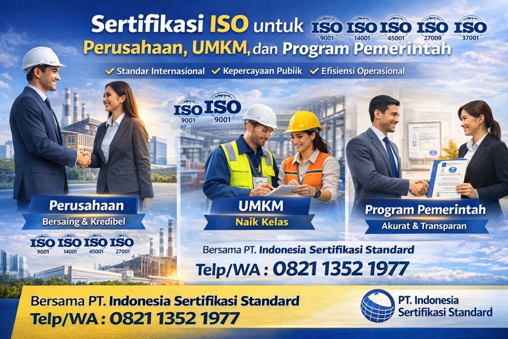 Jasa Sertifikasi ISO Perusahaan