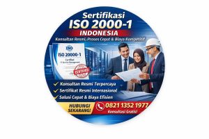 Banner Sertifikasi ISO 20000-1 Akreditasi Internasional Bersama PT Indonesia Sertifikasi – Profesional dan Terpercaya
