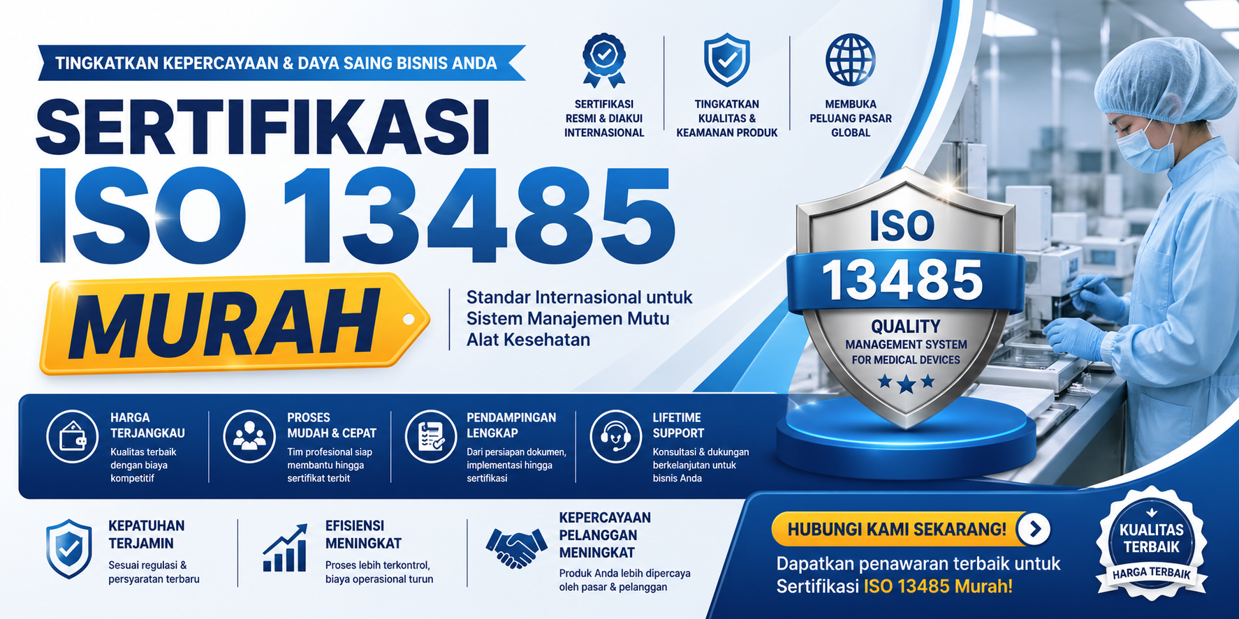 Sertifikasi ISO 13485 Alat Kesehatan | Jasa Resmi & Terpercaya
