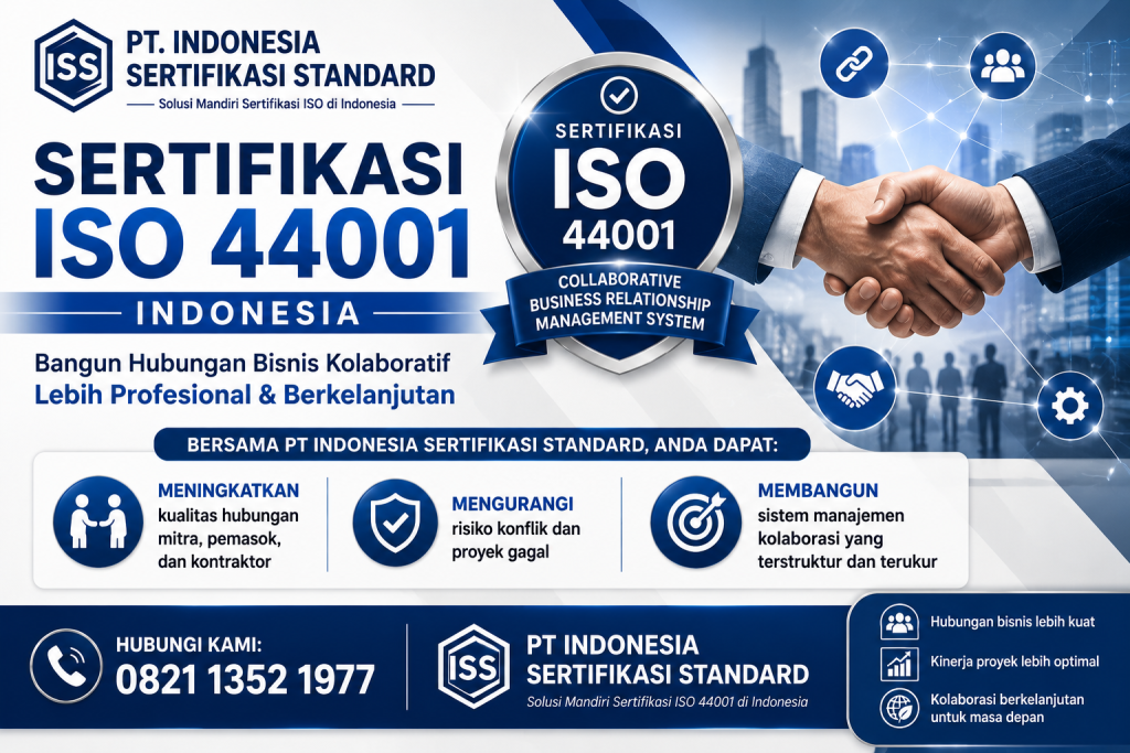 sertifikasi ISO 44001 Indonesia