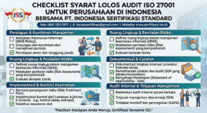 Checklist syarat lolos audit ISO 27001 untuk perusahaan di Indonesia