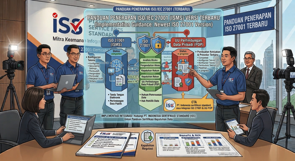 Tim konsultan PT Indonesia Sertifikasi Standard memandu penerapan ISO 27001 versi terbaru